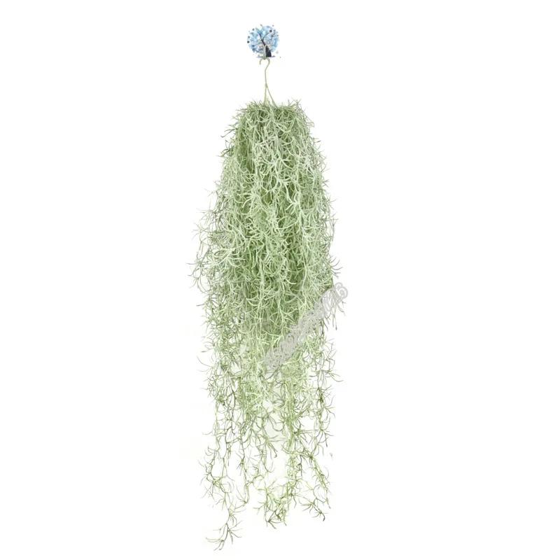 Artificial Flocking Fake Bromeliads Air Plants Hanging Simulation Tillandsia Plants For Home Wedding Party Flower Decoration