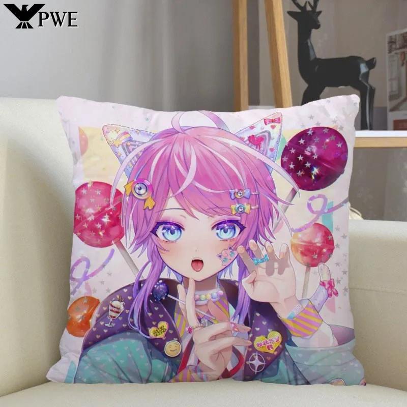 Hypnosis Mic -Division Rap Battle Pillowcase Home Decoration 45x45cm Zipper Square Pillowcase Throw Pillow Cover Drop Shipping