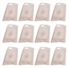 *A91P 12Pcs Reusable Toaster Bag Non-Stick Bread Baking Bag Sandwich Bags Toast Microwave Heating Pastry Tools 17X19cm