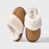 Premium Fashion Cotton Slippers 2025 Autumn and Winter New Indoor Home Non-slip Warm Fluffy Slippers Half-drag Cotton Shoes