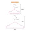 10PCS Solid Color Pet Clothes Hanger Non-slip Special Display Rack New Pet Hanger  Clothes