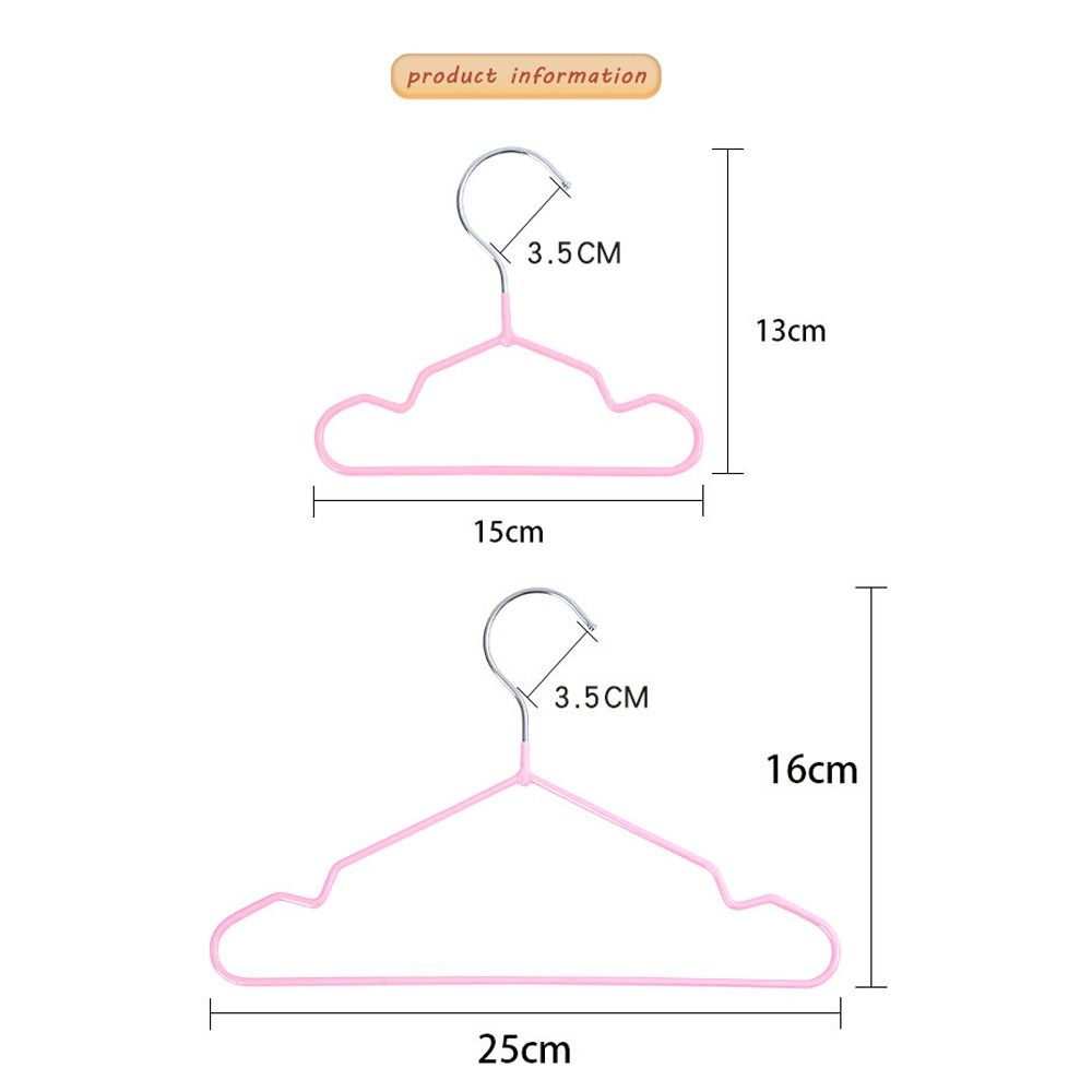 10PCS Solid Color Pet Clothes Hanger Non-slip Special Display Rack New Pet Hanger  Clothes