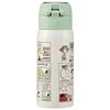 Skater Straw Mug Bottle 350ml Cold Storage Stainless Steel Water Bottle Snoopy One Touch Open STOT3ST-A