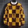 Winter Herren Marken Pullover Pullover Hohe Qualität Dick Warm Kaschmirpullover Herren Luxus Karomuster Pull Homme 2024