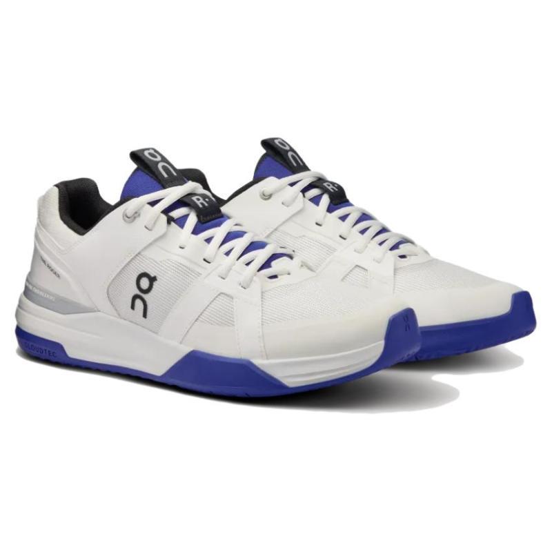 FEIDELEI x On THE ROGER Clubhouse Pro Breathable Low top Tennis Shoes Men's White Blue Sneakers 3MD30032244