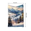 Tuniu Cozy Winter Forest Throw Blanket Soft Fleece Blanket for Sofa Bed Bedroom Living Room Decor