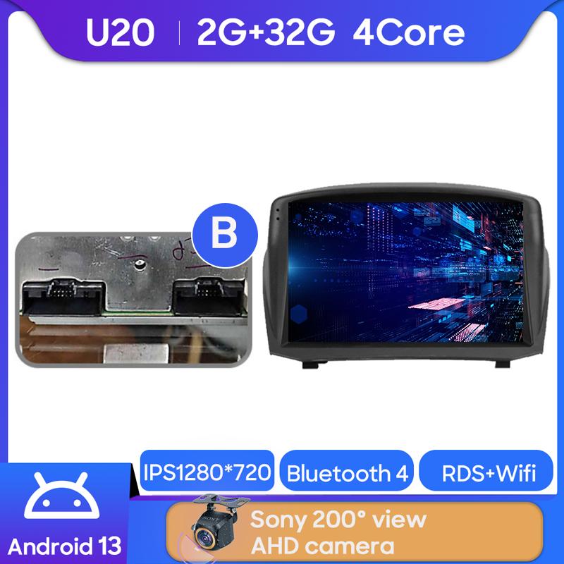 

Android Multimedia для Ford Fiesta Mk 6 2008 - 2019 Автомобильный стерео процессор радио QLED плеер навигация Carplay Auto HDR 5G Dash WIFI BT