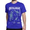 Herren Damen MGS1 Solid Snake Spiel T-Shirt Metal Gear Baumwolle Oberteile Lustige Kurzarm Rundhals T-Shirts Klassische T-Shirts
