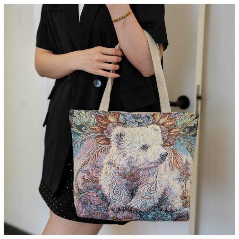 Retro simple classical style national flower gold silk embroidery craft change bag cosmetic bag mobile phone bag