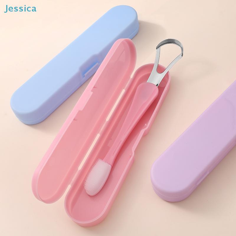 Stainless Steel Tongue Scraper – Oral Hygiene Tool with Comfort Grip Handle for Fresh Breath & Tongue Cleaning
