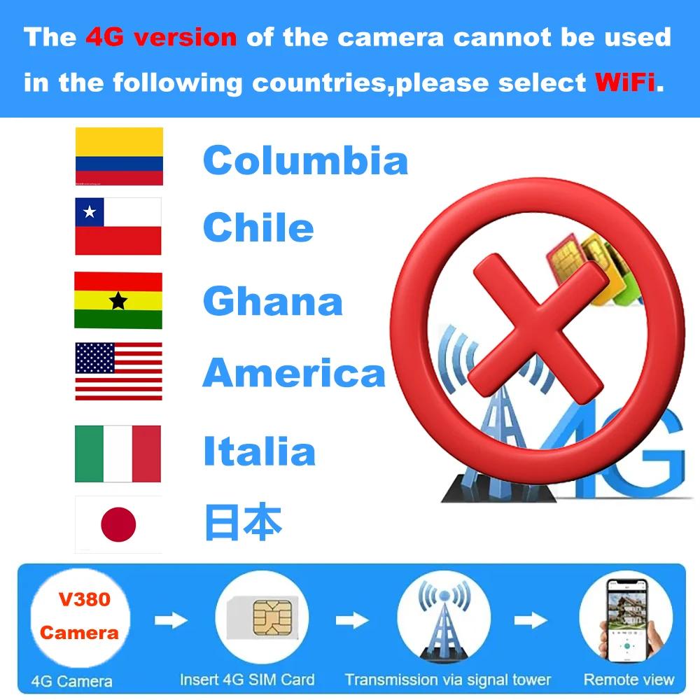 LS VISION 4G SIM Card Solar Camera WiFi 360 IP Camera 8MP 4K CCTV Battery Cameras Outdoor Dual Lens Smart Home Security Surveillance Solar