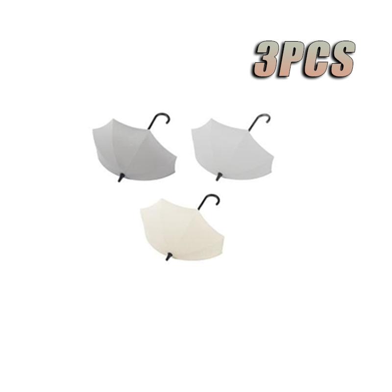 Cute Umbrella Shaped Hooks No-Punch Wall Hooks Kitchen Bathroom Coat Rack Key Organizer Hooks Home Storage Shelf Hooks