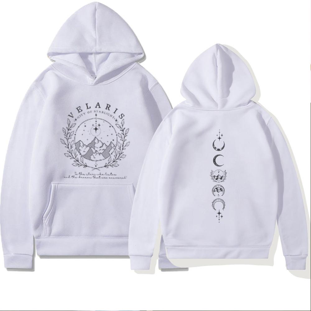 Модный Худи Веларис Футболка Город Звездного Света Веларис Футболки Ночного Двора Мерч SJM Худи ACOTAR Худи Унисекс С Длинным Рукавом Худи S
