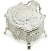 Luxury Vintage Metal Alloy Jewelry Box Ring Trinket Case Christmas Birthday Gift, Medium