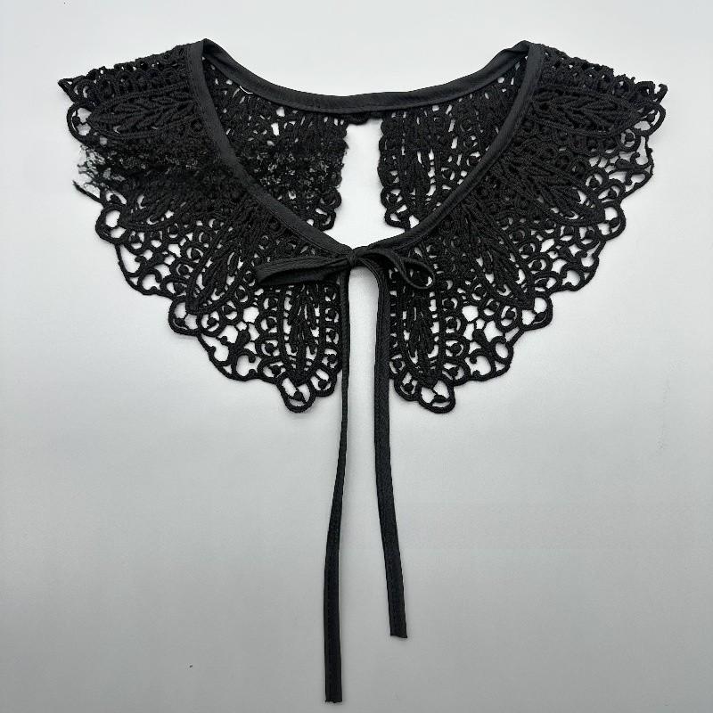 Lace Bib Collars For Women With Cotton Material Retro Fashion For Fall