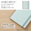KOKUYO Soft Ring Notebook Sooofa A6 Deformed 4mm Squares 80 Sheets Peach Su-SV758S4-P