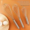 Stainless Steel Handheld Egg Beater & Milk Frother for Baking