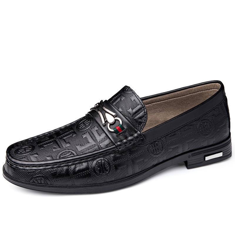 Men's Leather Loafers: Driving, Casual, Business Slip-On Shoes with Soft Sole