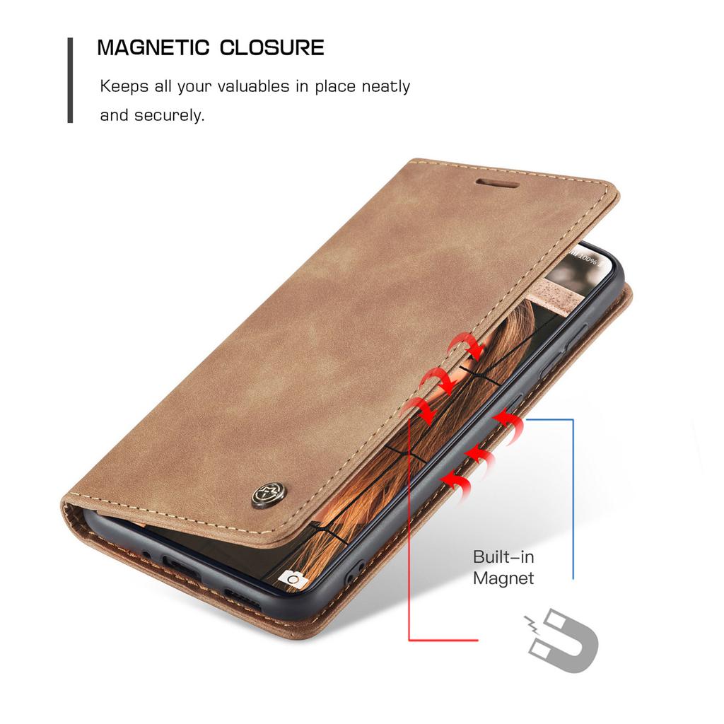 Suitable for Samsung A52 phone case, A12 anti-drop phone leather case, A32 retro flip cover with card slot protective case