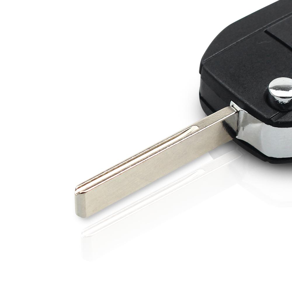 KEYYOU For Peugeot 307 107 207 407 Citroen C1 C2 C3 C4 C5 Modified Remote Entry Key Fob Shell Case 2 Buttons