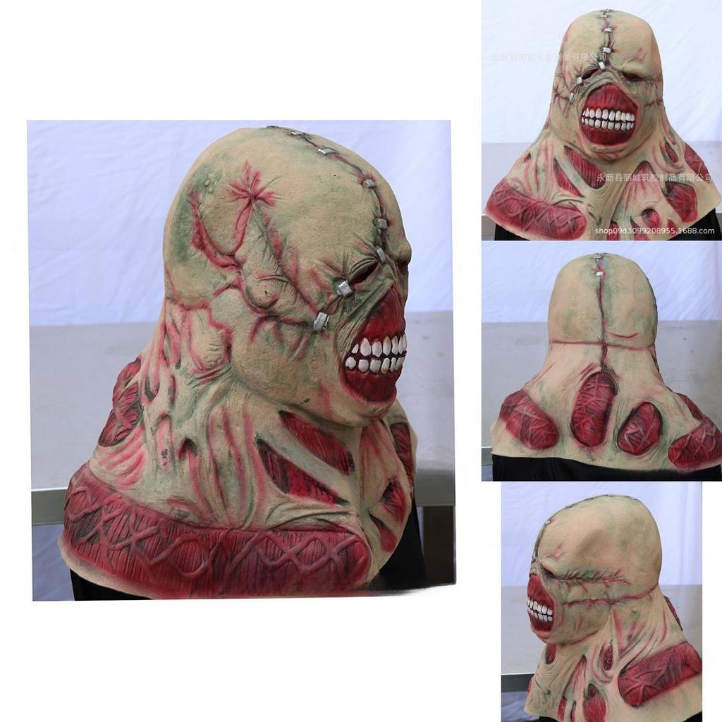 Horror Halloween Latex Mask For Adults With Creepy Zombie And Monster Design