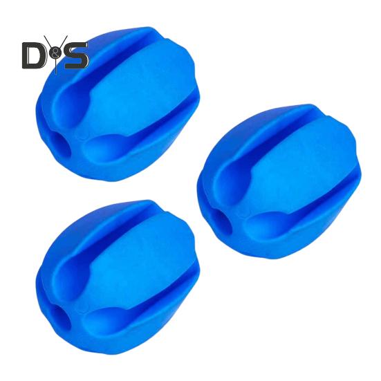 2/3Pcs Fishing Rod Fixed Ball 4/5/8/9/10MM 5 Holes Scratch Free Reusable Fishing Pole Protector Clip Fixing Tools Fishing Accessories