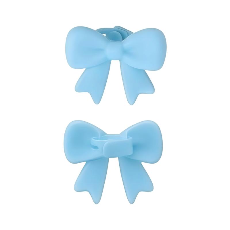 

Silicone Bowknot for Headphone Decorative Design Comfortable Skin Friendly Wide Compatibility Anti Scratches Feature