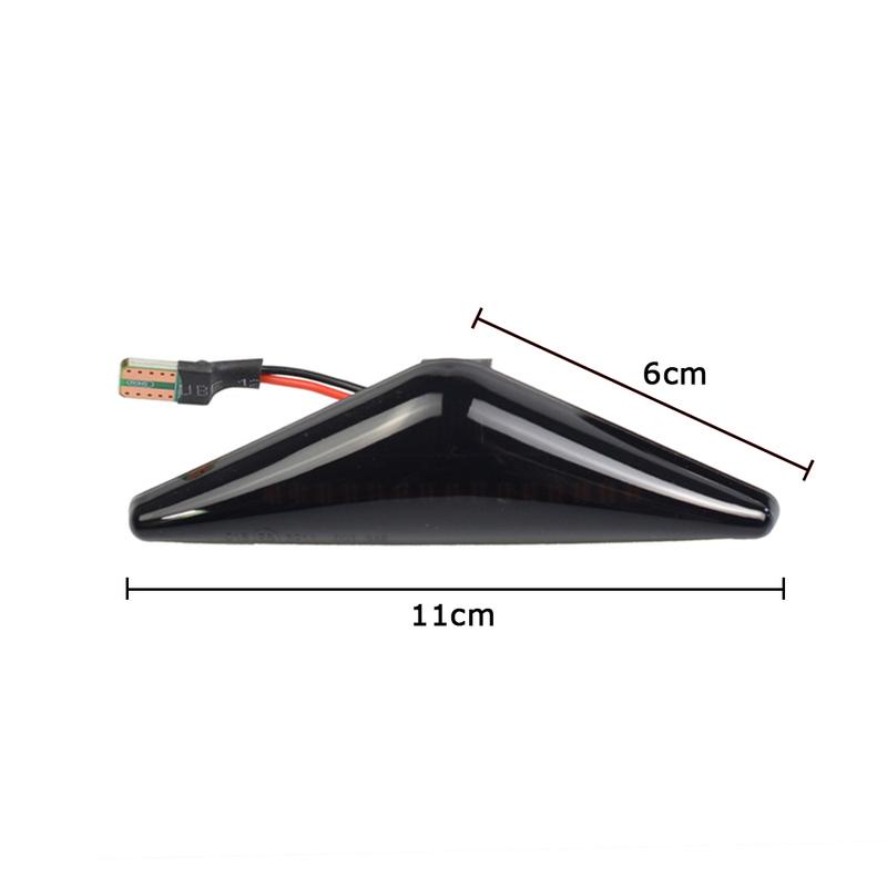 For Ford MONDEO 3 MK3 FOCUS 1 MK1 Flowing Side Repeater Light LED Dynamic Side Marker Turn Signal Lights Indicator Blinker Lamp