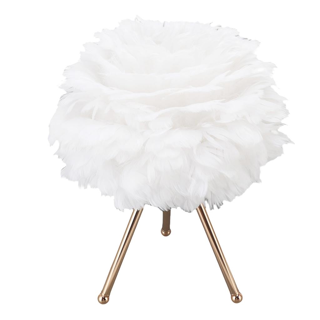 Feather Table Lamp Adjustable Color Brightness Rechargeable Touch Control Decoration Night Light