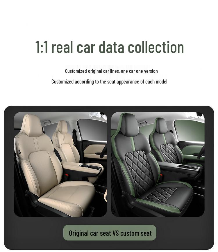 Bingo PLUS Universal Perforated Leather Car Seat Cushion for Five-Seater, All-Season.