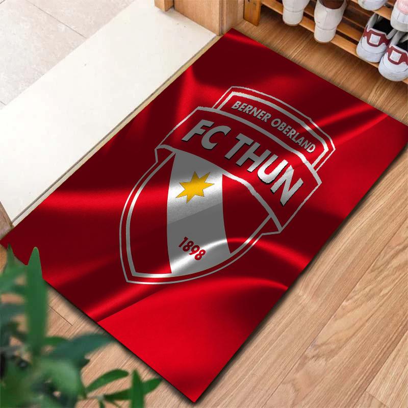 Fc Thun Logo Carpet Rug For Living Room Bedroom Home Sofa Decoration Kids Play Nonslip Floor Mat