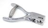 Kucaa Metal Silver Handheld Slot Hole Punch Pliers for PVC and Photo ID Cards Cards, Badges, (15x3mm)