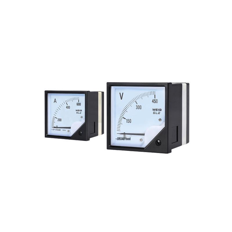 AC Direct Connection 6L2-A Ammeter & 42L6 Voltage Meter, 450V Pointer-Type.
