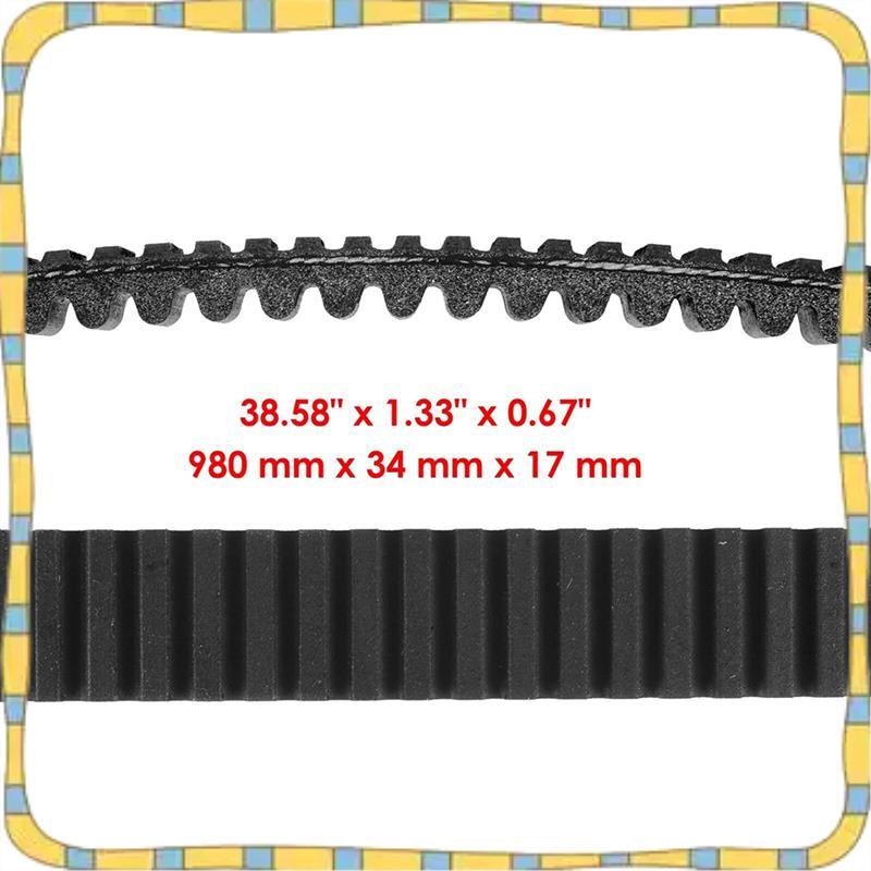 L17A-ATV UTV Drive Belt For Can-Am Can Am Canam Maverick 1000R Renegade 1000 500 Commander 1000 800R 420280360 715000302 Spare P
