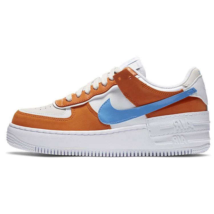 

Кроссовки унисекс Nike Air Force 1 Shadow Rust Blue Коричнево-белые CZ0365-100