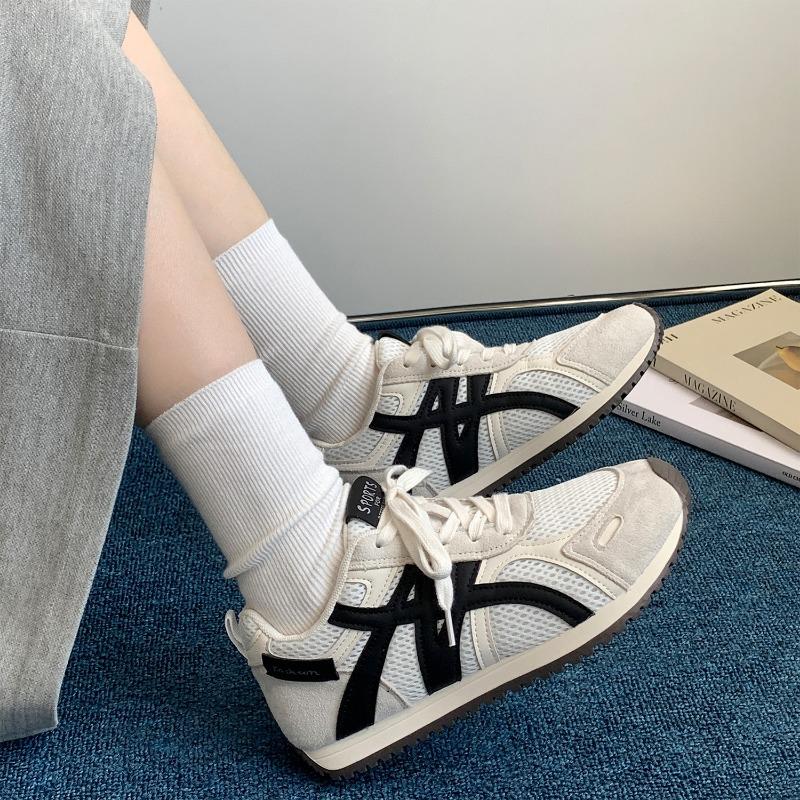 Women's autumn new versatile breathable mesh surface is not tired, foot thick bottom leisure sports