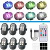 Wireless LED Strobe Lights Car Decor Atmosphere Light Warning Lights RGB Led Aircraft Strobe Lights Car Motorcycle LED Lights