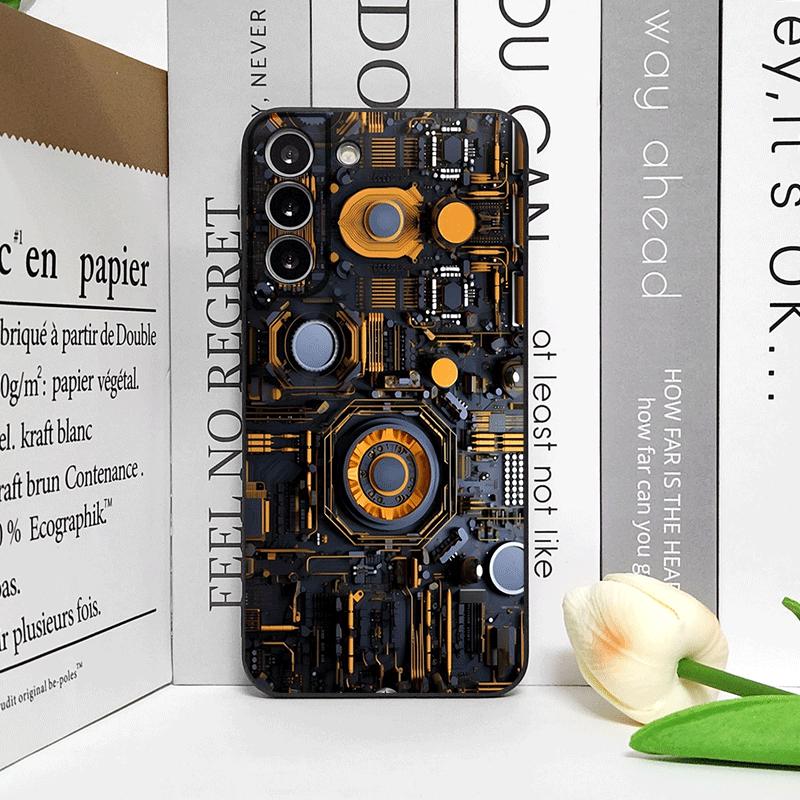 2D Imitation Circuit Board Pattern Phone Case for OnePlus 12 13 R 11 10 9 8 Pro Nord 4 N100 CE3 CE2 ACE2 ACE3 Soft Cover Fundas