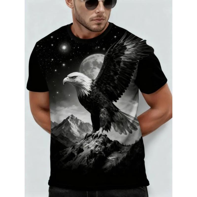 3D Printed Men's T-Shirt Summer Breathable Versatile Fashion