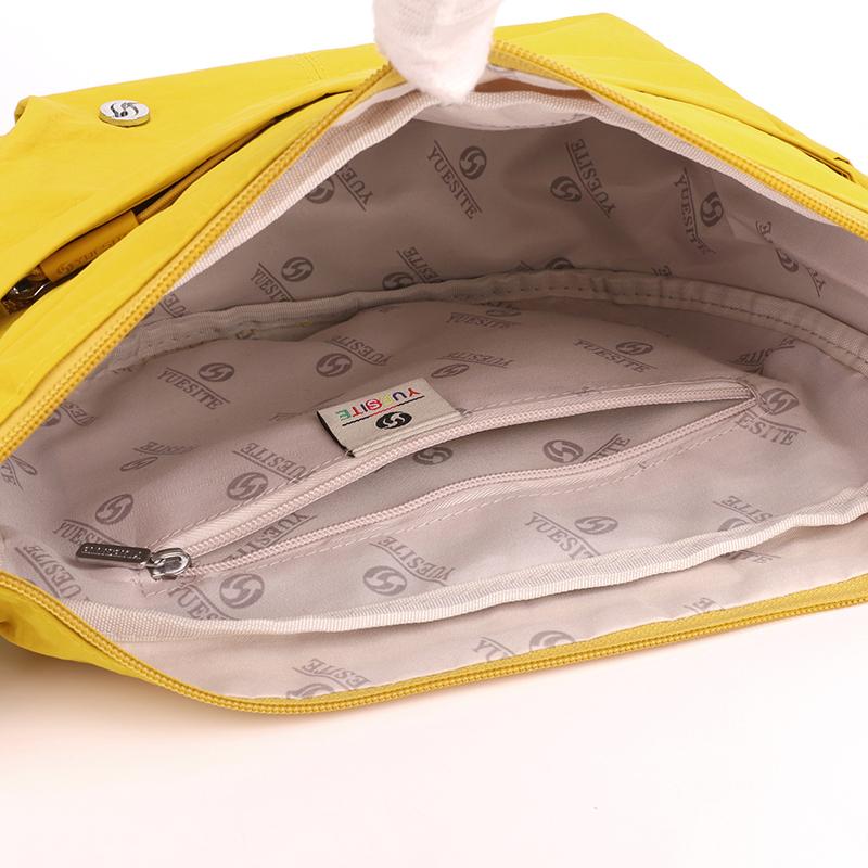 Nylonová tkanina Casual Small Crossbody Bag Ženy Lehké Casual Messenger Tašky 2024 Zima Nová Jednoduchá móda Dámská taška přes rameno na dojíždění