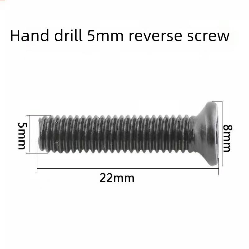 Bohrer mit Rückwärtszahn-Kreuzkopf mit Klemme und Schraubenzubehör