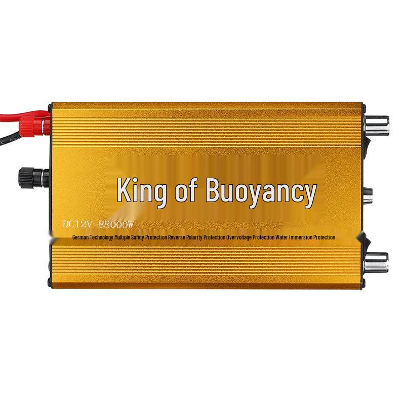 12V High-Power Yellow Back-Mounted Inverter with 99000W Battery Booster
