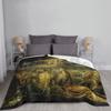 The Last Supper-William Blake Blanket For Sofa Bed Travel Religious New Jesus Christ Apostles Meal Rays
