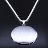 Magisk Talisman Rostfritt Stål Halsband Lyckans Hjul (Agla-INRI) Skydd av ängel Silverfärg Halsband Smycken N2832S02