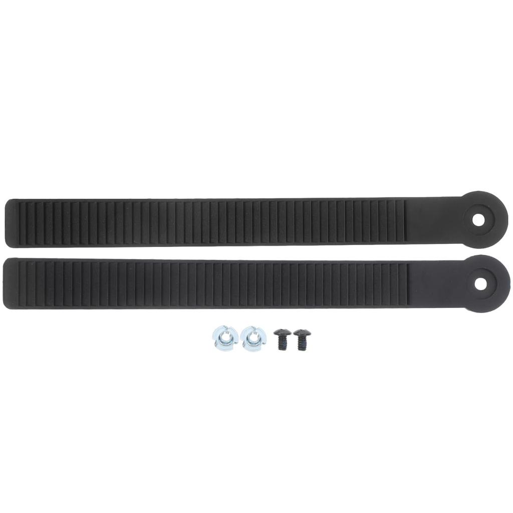 Kisangel Snowboard Binding Replacement Set of 2 with for Snowboards and Roller Made of Lightweight and Black Straps, Screws, Skates, ABS, Portable,