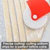 Pastry Rolling Wheel Decorator Pie Biscuit Dough Cutting Machine for Rolling Dough Kitchen Baking Tool Accessories Pizza Tools