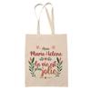 Tote Bag - PLANETEE - Marie-Hélène Life Is More Beautiful - Jute - Printed In France - Eco-responsible