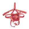 Head Harness Ball Gag Black Red  Kink Fetish Restraints Gags