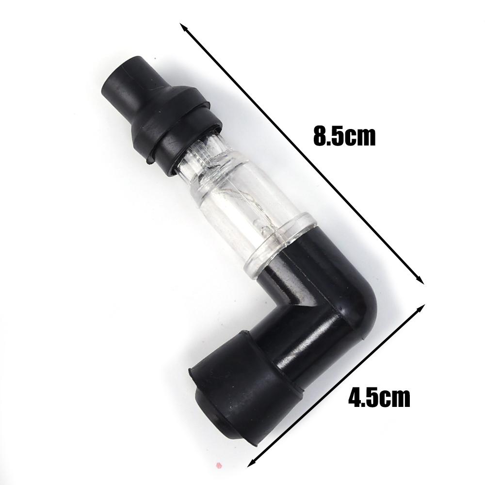 Universal Waterproof  Motorcycle Spark Plug Cap Flashing Spark Plug Cap Dustproof Motorcycle Modification Repair Accessories