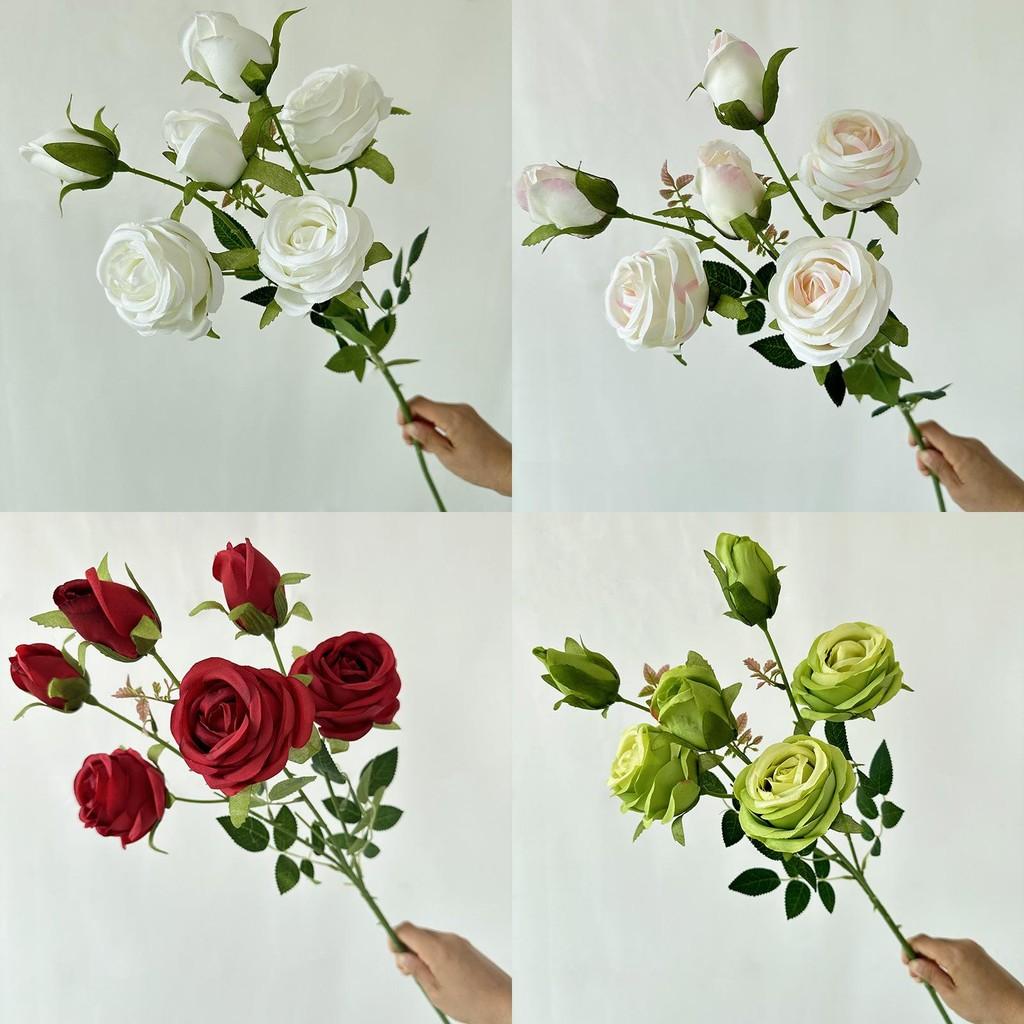 Flower Artificial Mini Rose Wedding Hotel Restaurant Desktop Decoration Ornament